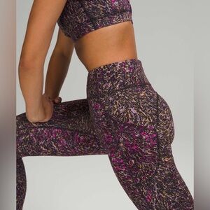 Lululemon Invigorate High-Rise Tight Legging 25” Topography size 0 EUC $128